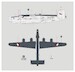 B24 Liberator GR Mk.VI (311 (Czechoslovak) Squadron RAF service (4 schemes) DK48080
