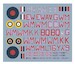 Beaufighter Mk.IF/VIF of Czechoslovak pilots in RAF Squadrons (9 Schemes) DK72161