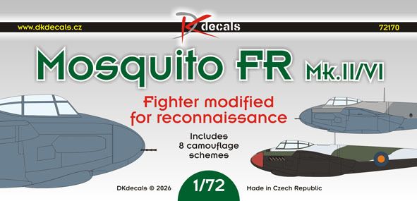 Mosquito FR Mk.II/VI (8 Camo Schemes) DK72170