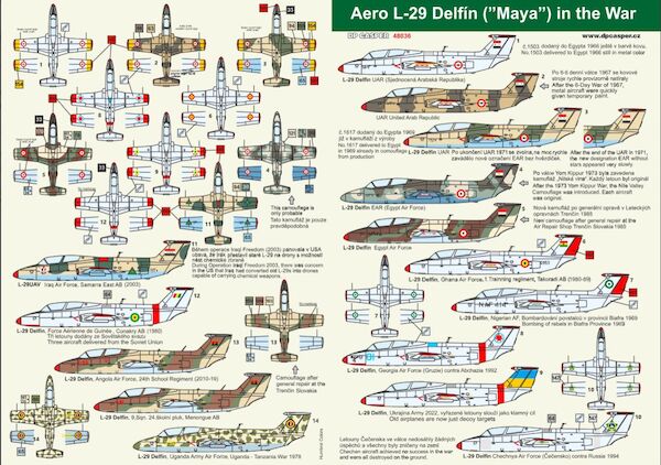 Aero L29 Delfin "Maya"in the war DPC48036