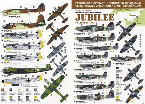 Forgotten Operations Operation Jubilee, August 1942 (Reissue) DPC72004