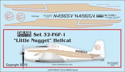 F6F-3 "Little Nugget"Hellcat racer (Alaska Airlines)  32-F6F-1