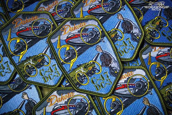 Dakota DC-3/C-47 sew emblems / patches PATCH-DC3