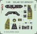 SPACE 3D Detailset TBD-1 Devastator Instrument panel and Seatbelts  (Hobby Boss) 3DL48181