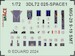 SPACE 3D Detailset Mikoyan MiG29SMT  9-19 Fulcrum Instrument panels and seatbelts (Great Wall Hobby) 3DL72025