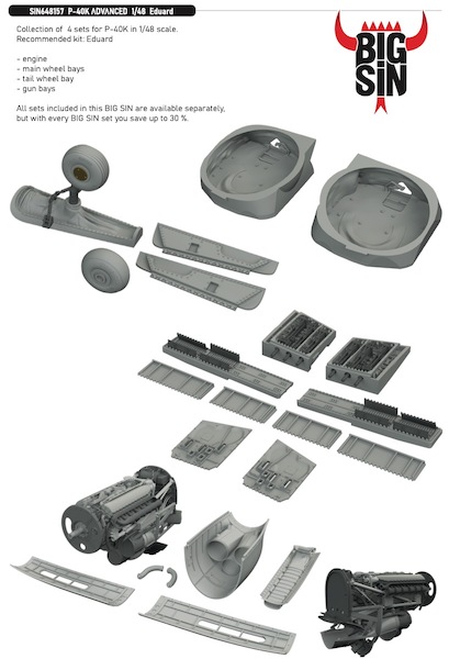P40K Warhawk Advanced Set BIG SIN648157
