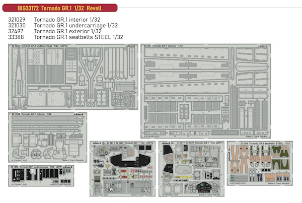 Detailset Tornado GR1 (Revell) BIG33172