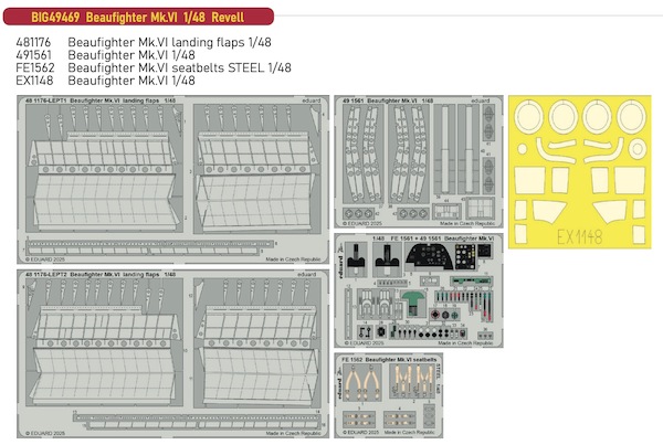 Detailset Beaufighter MkVI BIG49469