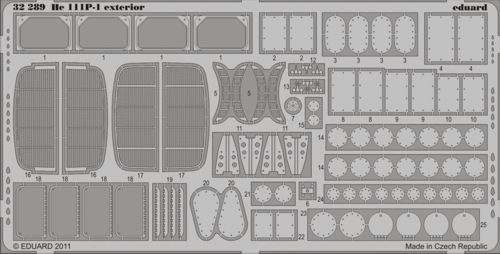 Detailset Heinkel He111P-1 Exterior (Revell) (REISSUE) E32-289