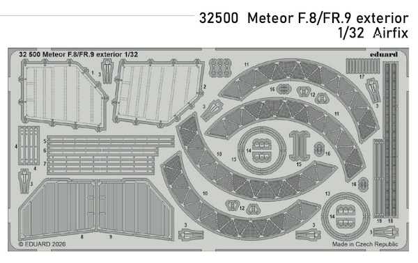 Detailset Meteor F8/FR9 Exterior (Revell) E32-500