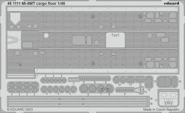 Detailset Mil Mi8T Hip Cargo Floor (Trumpeter)  E48-1111