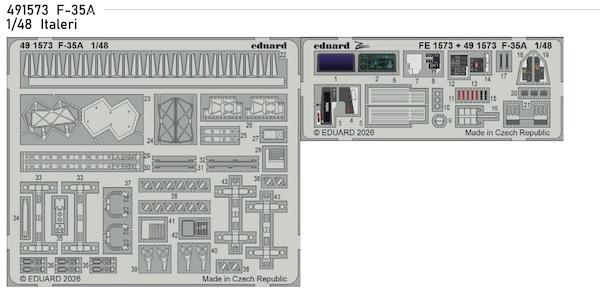 Detailset F35A Lightning II (Italeri) E49-1573