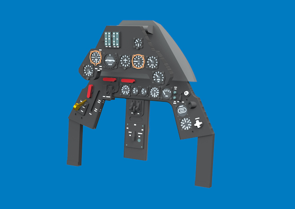 Focke Wulf FW190D-9 Löök Instrument Panel and seatbelts (MiniArt) E644346