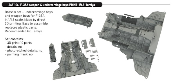 F35A Lightning weapon & undercarriage bays (Tamiya) E6481106