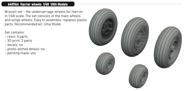 Harrier Wheels (UmA Models) E6481164