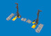 Curtiss P40K Undercarriage Legs (Eduard) E6481192