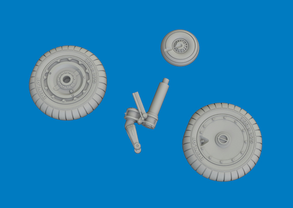 Focke Wulf FW190D-9 Wheels (MiniArt) E6481201