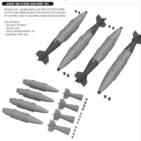 GBU32(V) 1/B JDAM (4x) E672453