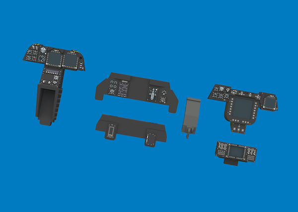 F14D Tomcat LöökInstrument Panel and seatbelts (Tamiya) E674068