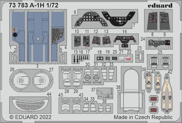 Detailset  Douglas A1H Skyraider (Hasegawa/Hobby 2000)  E73-783