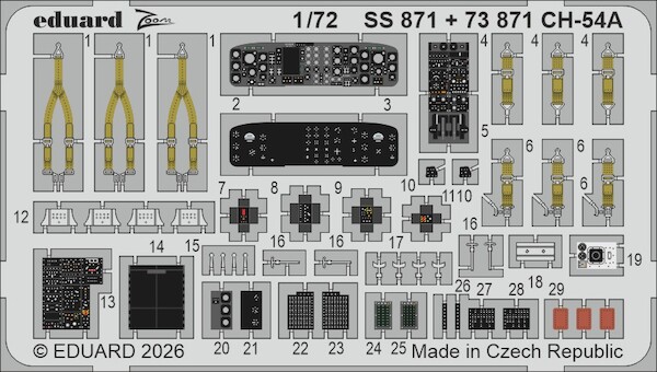 Detailset CH54A Tarhe (ICM) E73-871