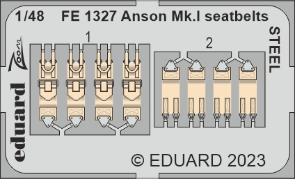 Detailset Avro Anson MKI Seatbelts Airfix)  FE1327