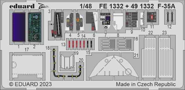 Detailset F35A Lightning II (Tamiya)  FE1332