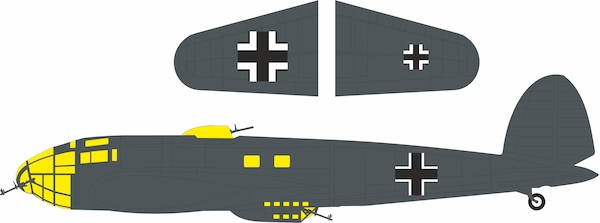 Mask Heinkel He 111P-1 national insignia (Revell) jx359