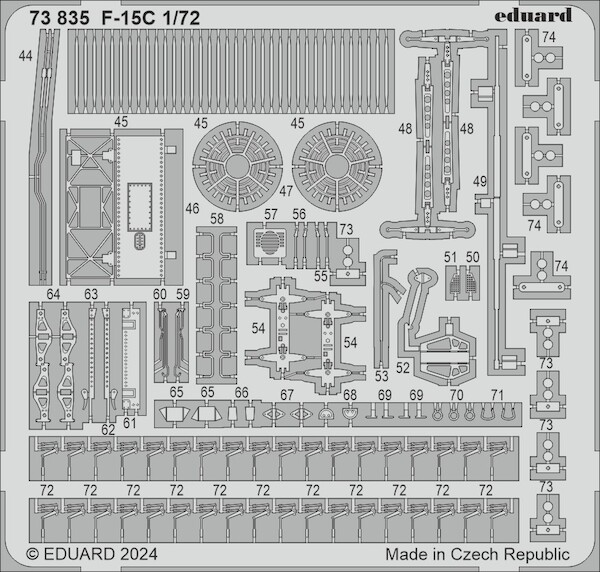 Detailset  F15C Eagle Interior Fine Molds)  SS835