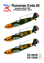 Romanian Emils #2, Messerschmitt Bf109E in Romanian Service Part2 ed72038