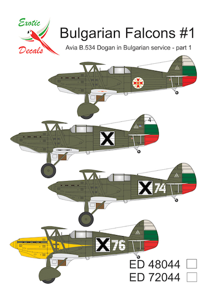 Bulgarian Falcons #1, Avia B534 Dogan in Bulgarian Service Part 1 ed72044