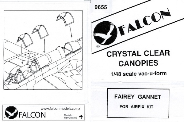 Fairey Gannet Canopy (Revell, Eduard) SQ09655