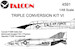 Triple Conversion Kit 6 (F4H-1 Phantom, F106B Delta dart, F105B Thunderchief) TRIPCON 6