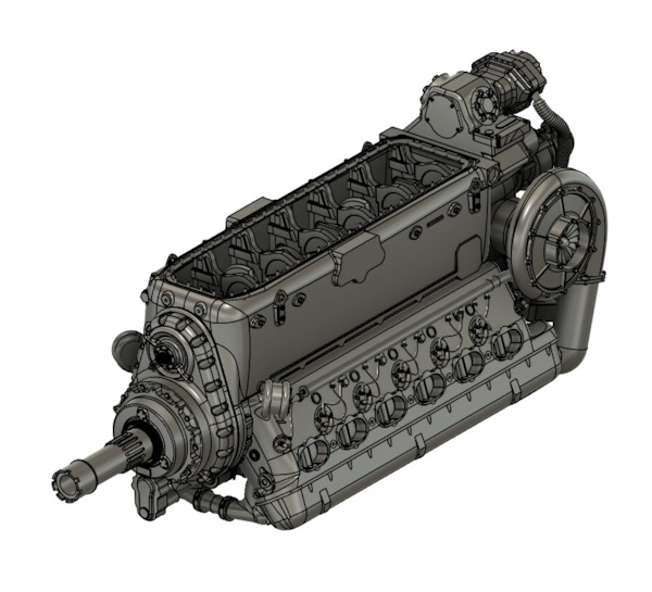Daimler Benz DB605A Engine fmC24005