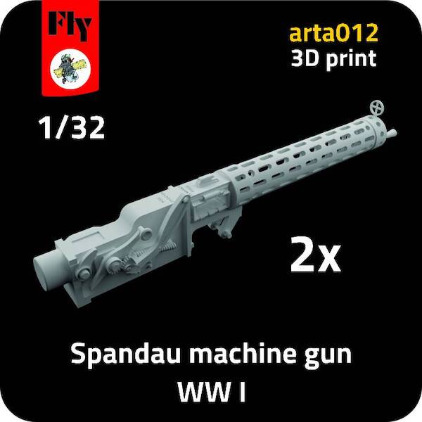 WW1 Spandau machine gun (2x) ARTA012