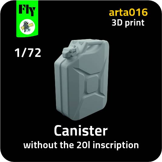 Canister without 20 litres inscription (10x) ARTA016