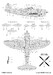 Republic P-47 Thunderbolt Stencils FOX72-083