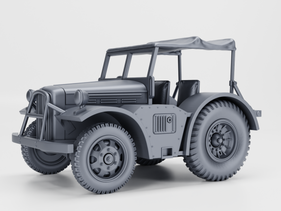 Volvo Hjultraktor 383, Swedish tow tractor of the 1950's GEC72053