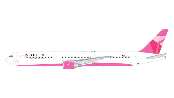 Boeing 767-400ER Delta Air Lines "breast cancer pink plane" N845MH G2DAL1451