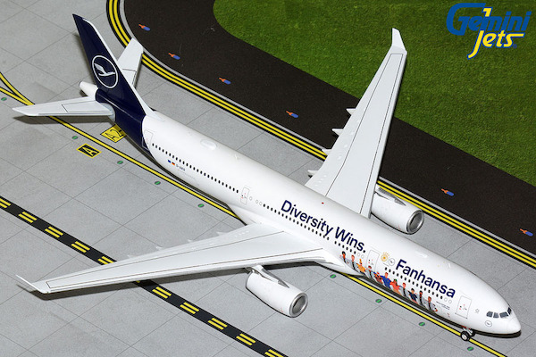 Airbus A330-300 Lufthansa Fanhansa "Diversity Wins." D-AIKQ  G2DLH1221