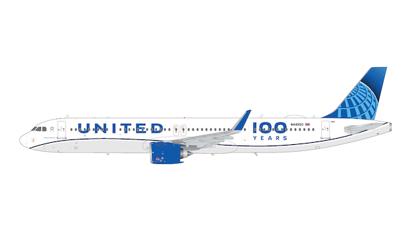 Airbus A321neo United Airlines N44550 100 years G2UAL1524