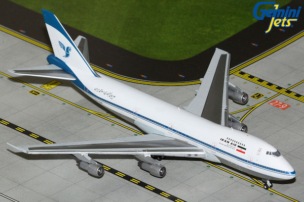 Boeing 747-100B Iran Air EP-IAM polished belly GJIRA2305