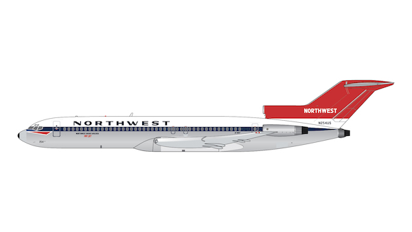 Boeing 727-200 Northwest Orient N254US polished belly GJNWA2369