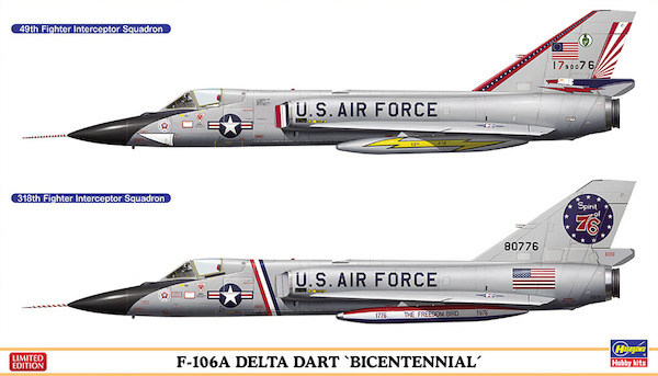 F106A Delta Dart 'Bicentennial (Incl. 2 kits)  02402