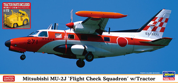 Mitsubishi Mu2J with tractor 'Flight Check Squadron) (REISSUE) 2402370