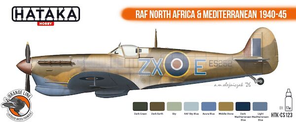 RAF North Africa & Mediterranean 1940-45 (8 paints) HTK-CS123