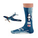 Pair of war machine socks: USAF F4U-1 Corsair Lucybelle SOCK LUCY