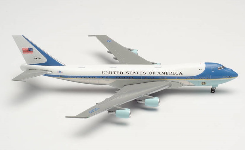 Herpa Wings 502511-003 Boeing 747-200 Air Force One 28000 89th Ai