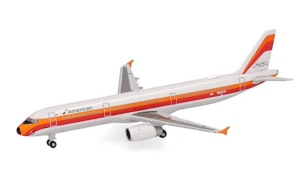 Airbus A321 American Airlines PSA Heritage livery N582UW 538244