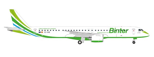 Embraer ERJ195-E2 Binter Canarias La Palma EC-OHE 539265
